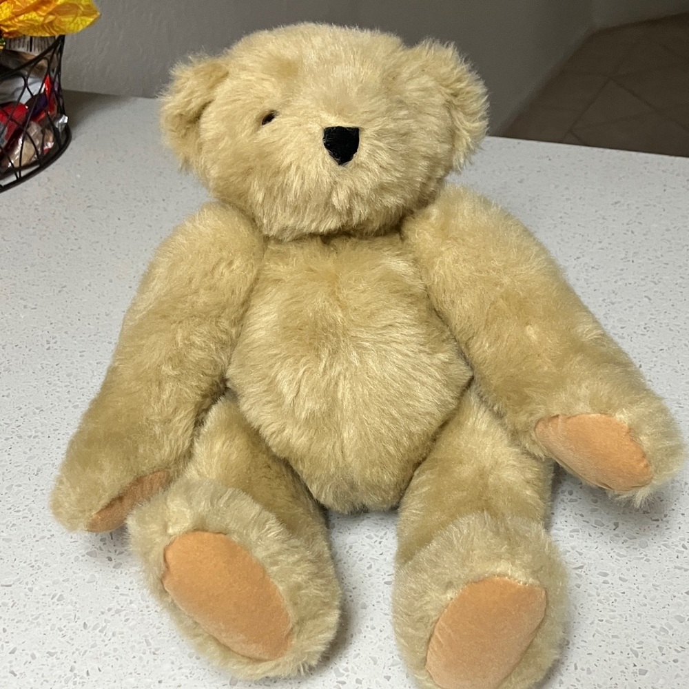 Charming Tan Plush Teddy Bear movable arms &‎ legs Bears for Humanity